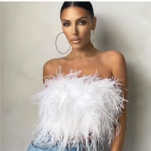 Club London Dream Daze Feather Crop